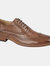 Boys Brogued Wing Tip Smart Shoe - Brown - Brown