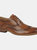 Boys Brushed Brogues Shoes - Dark Tan