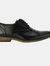 Childrens Boys Capped Lace Oxford Brogue Shoes - Black