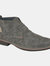 Mens 3 Eye Synthetic Nubuck Desert Boots - Gray - Gray