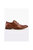 Mens Capped Lace Oxford Brogue Shoes - Mid Brown