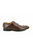 Mens Leather Lace-Up Oxford Brogue Shoes - Brown