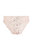 Womens/Ladies Floral Satin Midi Brief - Pale Pink