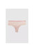 Womens/Ladies Floral Satin Thong