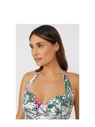 Womens/Ladies Jungle Underwired One Piece Bathing Suit