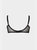 Womens/Ladies Spotted Embroidered Bra- Black