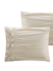 Grace Living - Bethel Polyester Comforter Set With Pillow Shams, Euro Shams