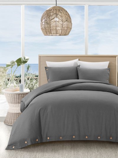 Grace Living Grace Living - Isela Cotton 3pc Duvet Set With 2 Pillow Shams, 1 Duvet Cover product