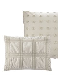 Grace Living - Janaya Polyester Duvet Set With Pillow Shams,Duvet Cover,Euro Shams,Decorative Pillows