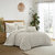 Grace Living - Janaya Polyester Duvet Set With Pillow Shams,Duvet Cover,Euro Shams,Decorative Pillows - Beige