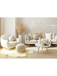 Grace Living - Janaya Polyester Duvet Set With Pillow Shams,Duvet Cover,Euro Shams,Decorative Pillows