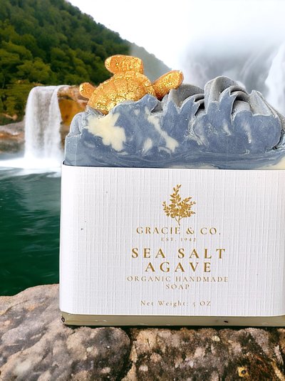 Gracie & Co. 1942 Sea Salt Agave Soap product