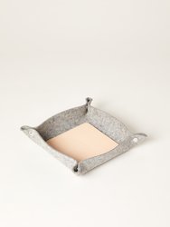 Wool Valet Tray - Granite