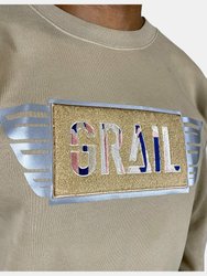 Grail Wings Embroidered Chenille Logo Crewneck Sweatshirt