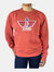 Grail Wings Logo Mark Crewneck Sweatshirt - Rust