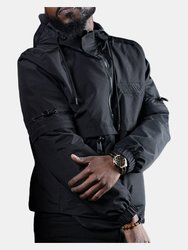 GRAIL x We.Society Men’s Black Waterproof Anorak Jacket
