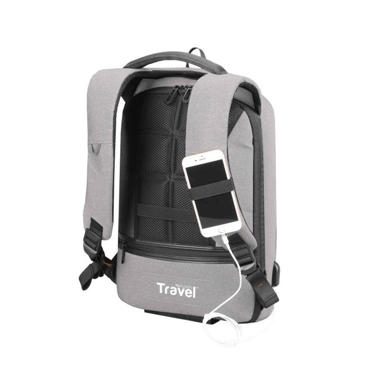 15.6" Laptop Backpack Large USB Charging Travel Waterproof School Bag For Men Or Women