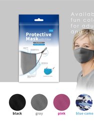 Adult Non-Medical Mask With Filter - 12 Mask - Gray