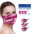 Adult Non-Medical Mask With Filter - 3 Pack Set - Pink Camo