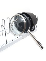 Cookware Organizer Rack To Hold Pots, Pans, Lids, Cutting Boards, Trays And Sheets