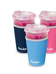 Frapp-Wrap™ / Icy Bev Kooler, Medium - 3 Pack Set - Assorted