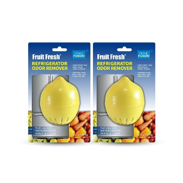 Fruit Fresh® Refrigerator Air Freshener And Produce Life Extender 2 Pack Set Removes Odor & Moisture