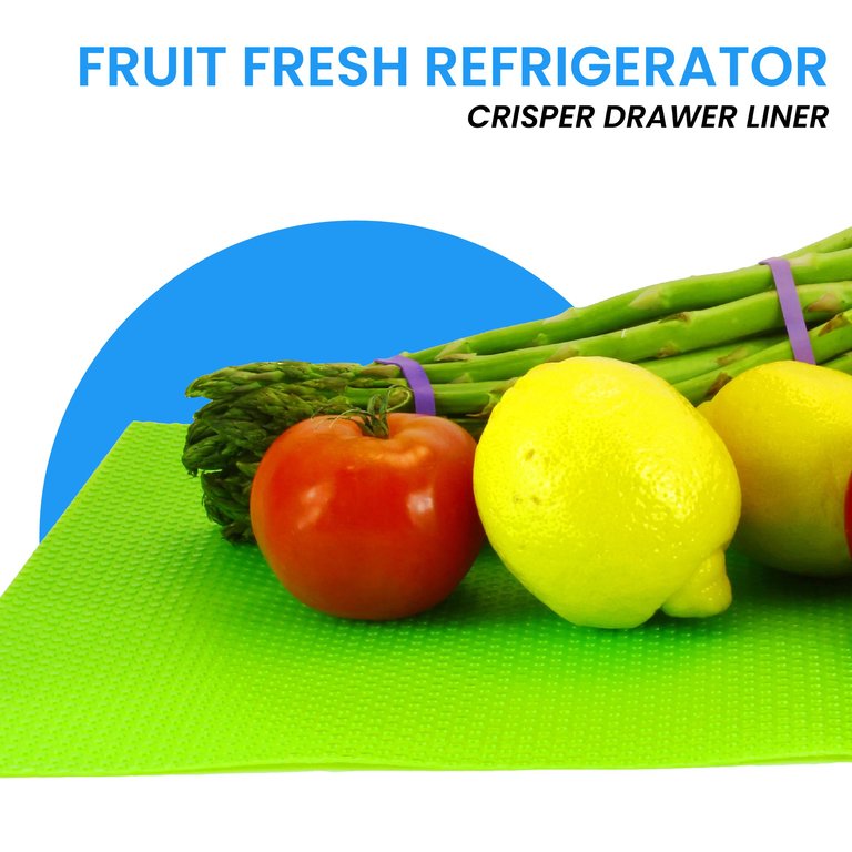 Fruit Fresh® Refrigerator Crisper Drawer Liner 2 Pk, Keeps Fruit And Vegetables Fresh Longer