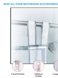 Hanging Mesh Shower Caddy With 7 Pockets