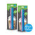 Jumbo Size Silicone Shake Straws & Brush, Reusable (6)