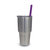 Jumbo Size Silicone Shake Straws & Brush, Reusable (6)