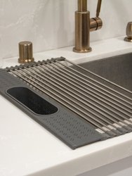 Over The Sink Rack With Utensil Organizer