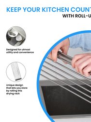 Over The Sink Stainless Steel Dish Drying Rack