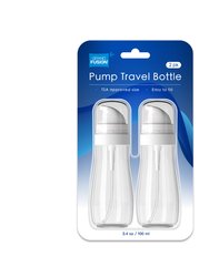 Pump Travel Bottle 2 Pack Set