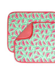Reversible Dish Drying Mats 2 Pack - Watermelon