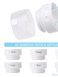 Silicone Travel Bottle 3 PK with Suction Cup And Leakproof Cap