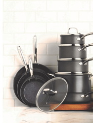 13 Piece Hard Anodized Pro Series Cookware Set