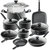 17-Piece Pro Premiere Hard Anodized Set With Oven-Safe Easy Grip Handles