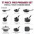 17-Piece Pro Premiere Hard Anodized Set With Oven-Safe Easy Grip Handles
