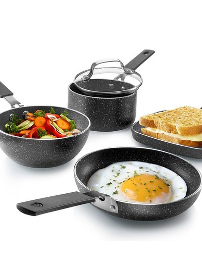 GraniteStone 5-Piece Stackable Mini Cookware Set product