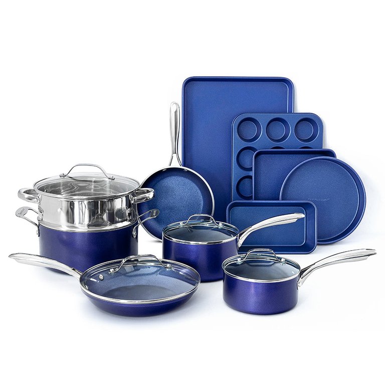 Blue Basics 15PC Cook & Bake Essentials Set