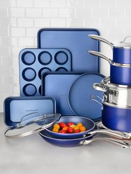 Blue Basics 15PC Cook & Bake Essentials Set