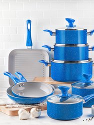 Country Cookware Set 13PC - Blue