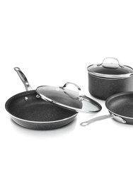 Fundamental 5 Piece Essentials Cookware Set - Black