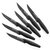 Nutriblade 6-Piece Steak Knives with Comfortable Handles, Stainless Steel Serrated Blades