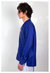 'Arenas' Camp Collar Blue Stripe Long Sleeve Shirt