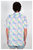 'Desi' Camp Collar Blue Dream Pop Print Short Sleeve Shirt