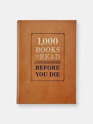 1,000 Books to Read Before You Die - Special Leather Edition - Tan