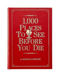 1,000 Places to See Before You Die - Special Leather Edition  - Red