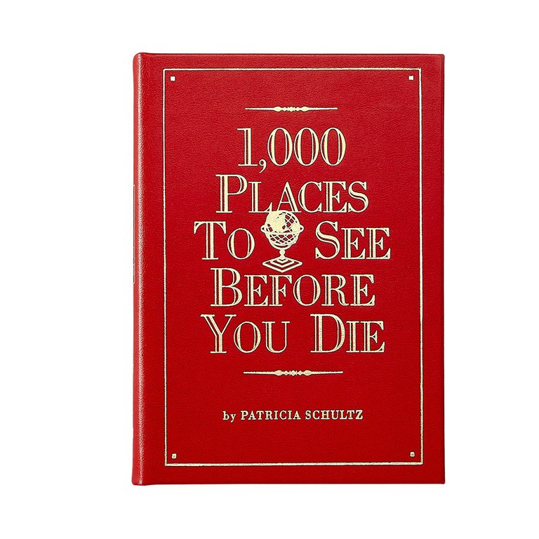 1,000 Places to See Before You Die - Special Leather Edition  - Red