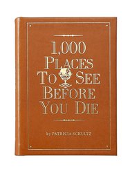 1,000 Places to See Before You Die - Special Leather Edition  - Tan